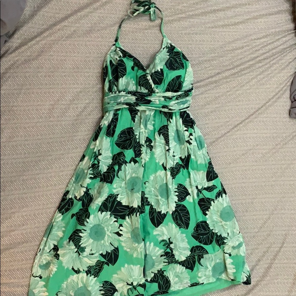 Halter patterned sundress